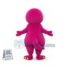 Cute Barney Dinosaur Mascot Costume
