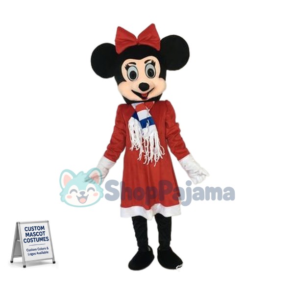 Christmas Minnie Mascot Costume