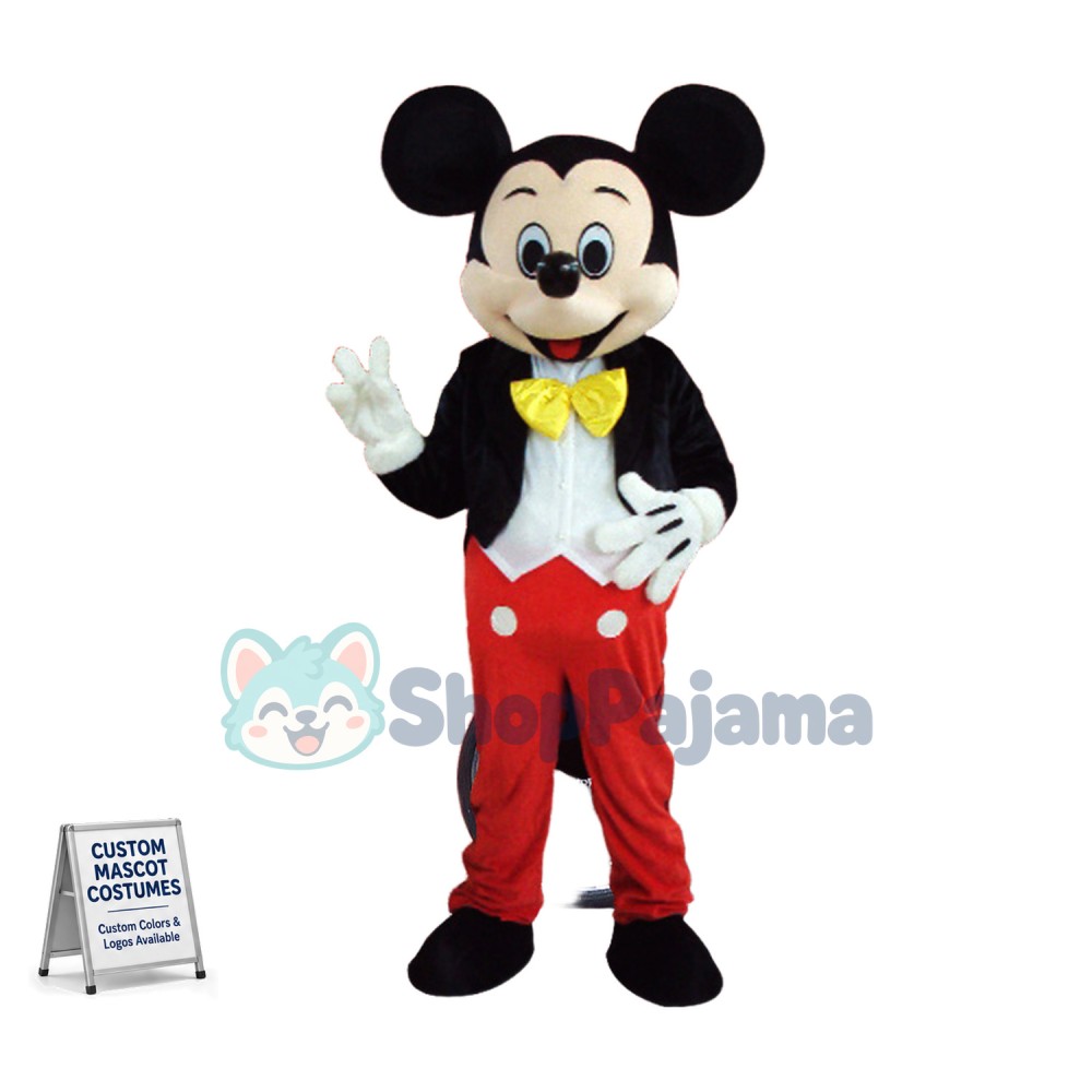 Lovely Mickey Mouse Mascot Costume