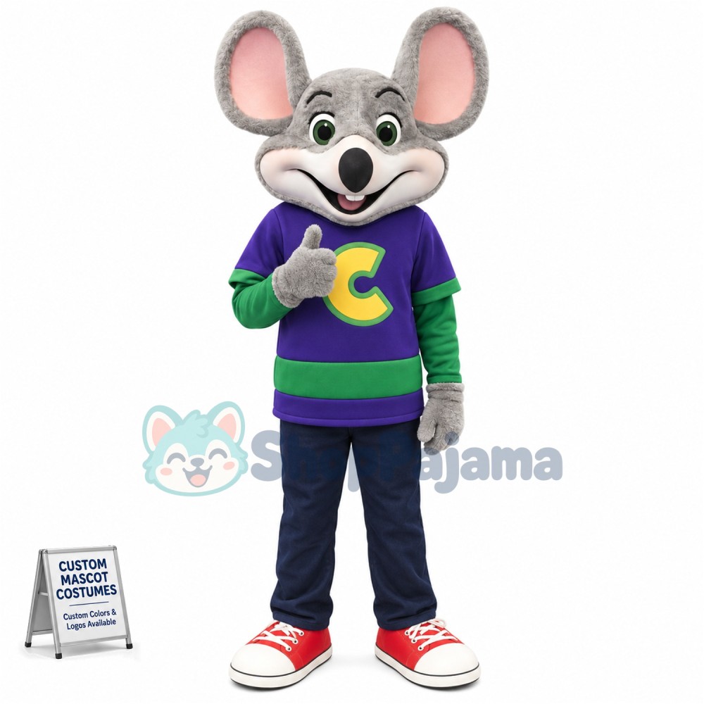 Chuck E. Cheese Mascot Costume