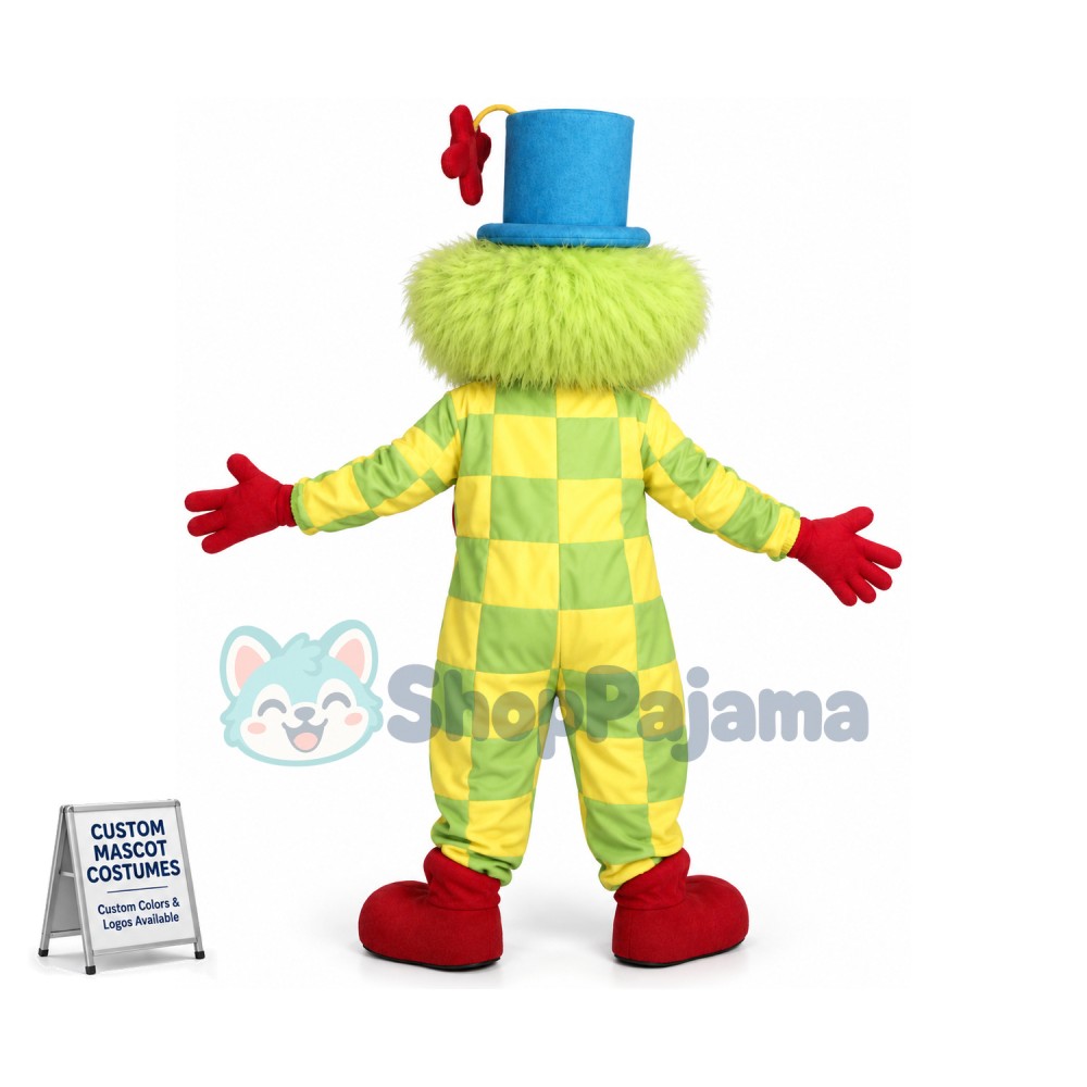 Superb Clown Mascot Costume