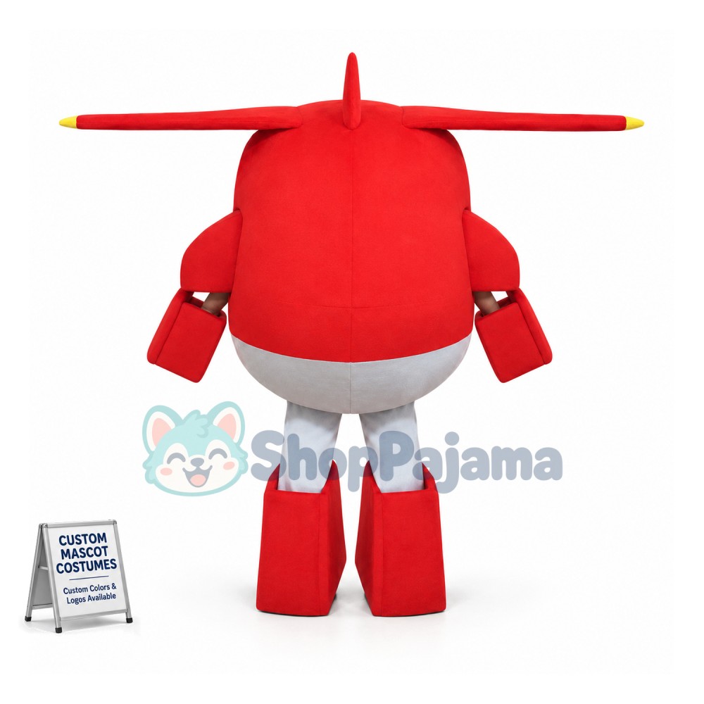 Super Wings Jett Mascot Costume