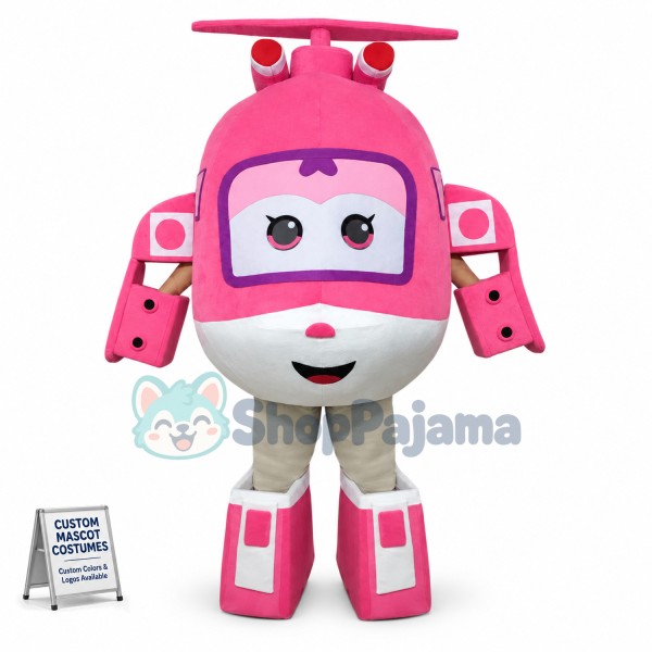 Super Wings Dizzy Mascot Costume