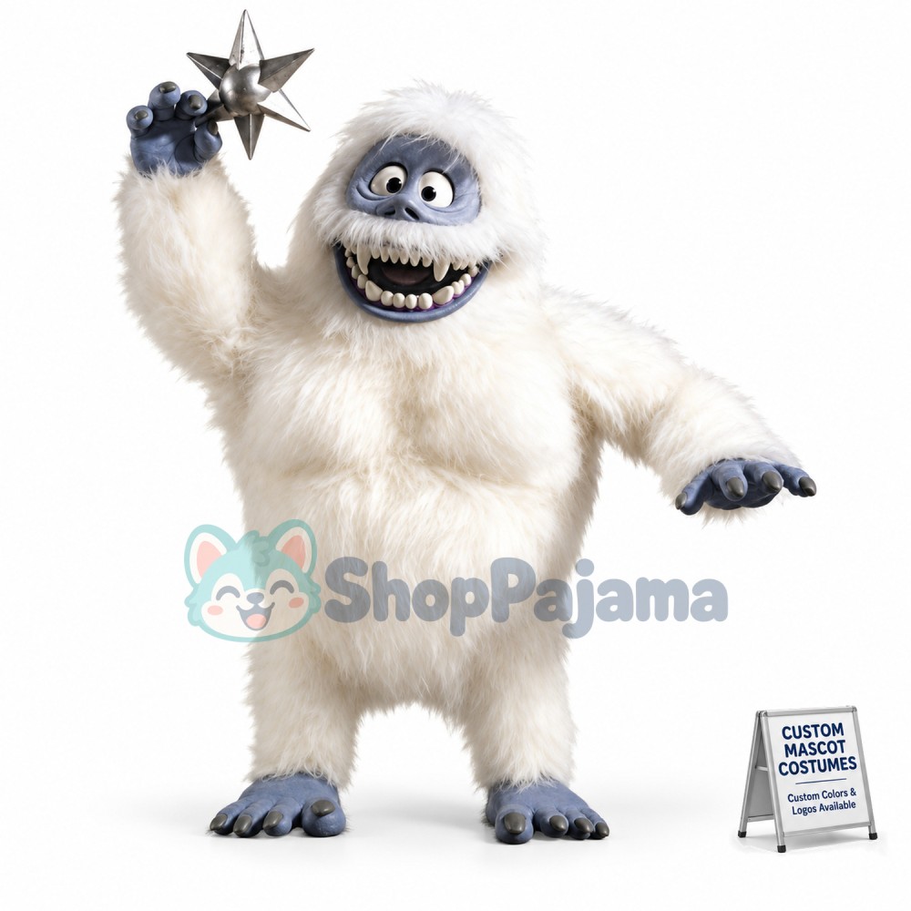 Abominable Snow Monster Yeti Mascot Costume