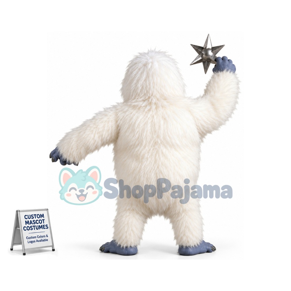 Abominable Snow Monster Yeti Mascot Costume