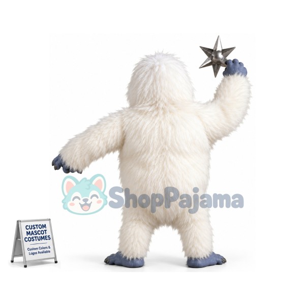Abominable Snow Monster Yeti Mascot Costume