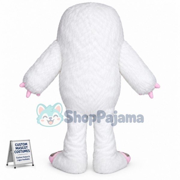 Big Snow Monster Yeti Mascot Costume