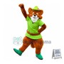 Robin Hood Fox Mascot Costume