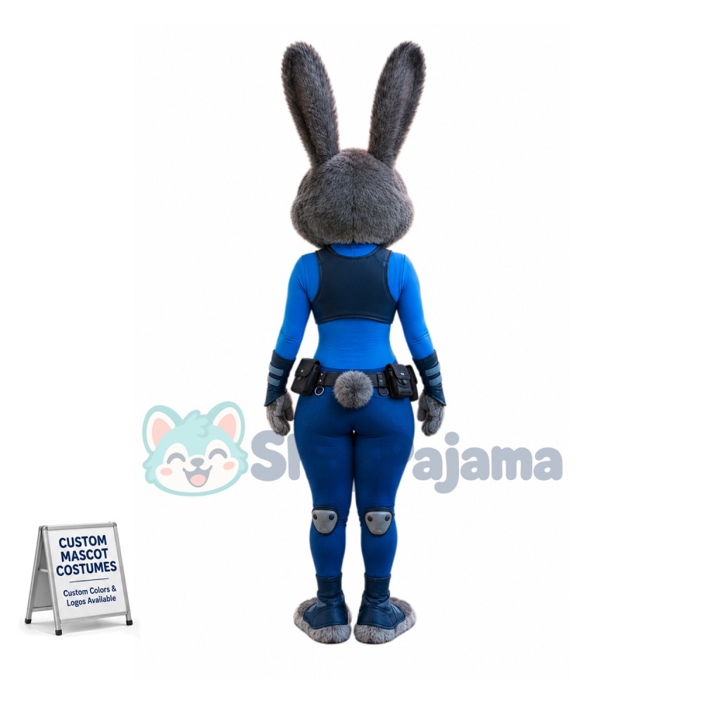 Police Bunny Mascot Costume