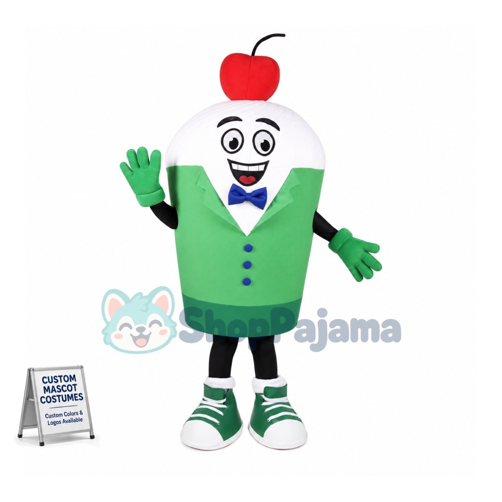 Superb Cupcake Mascot Costume