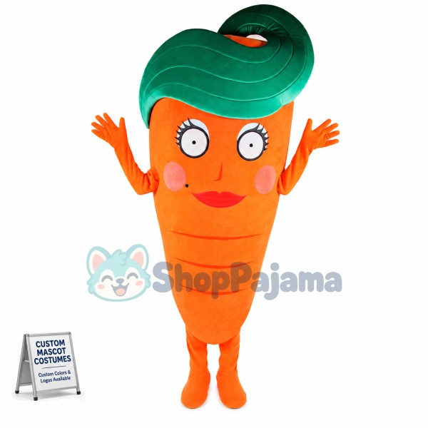 Funny Carrot Mascot Costume