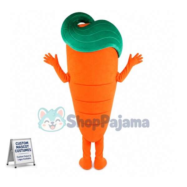Funny Carrot Mascot Costume