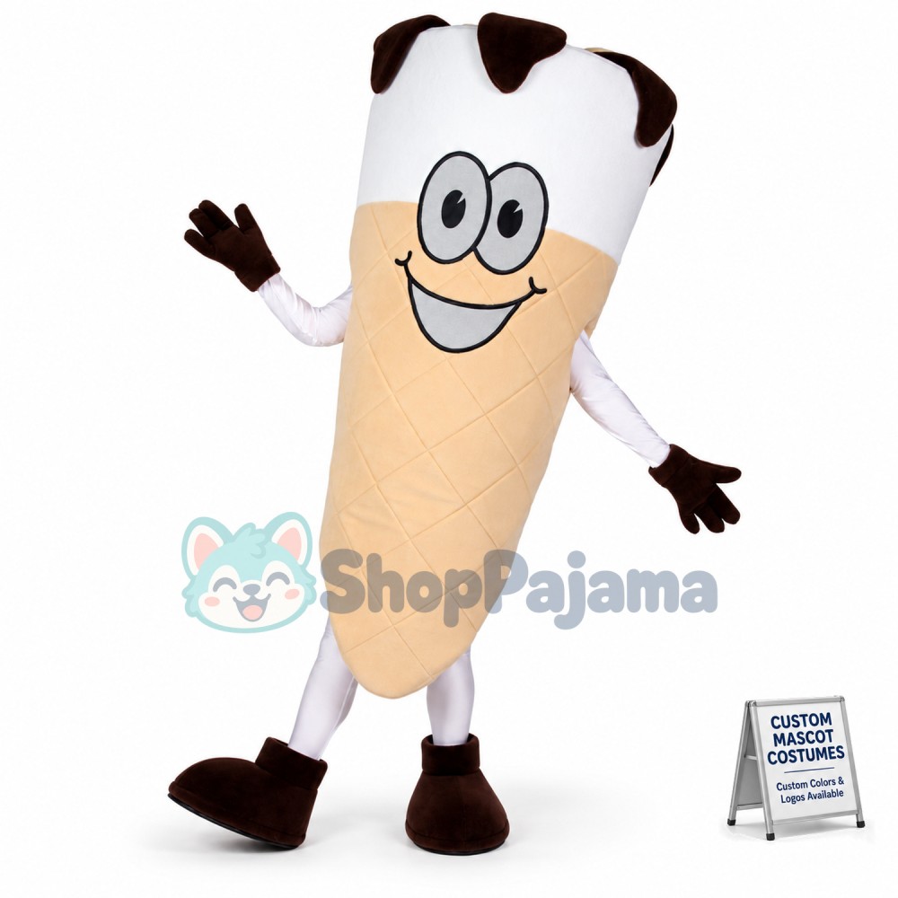 Cornetto Ice Cream Mascot Costume