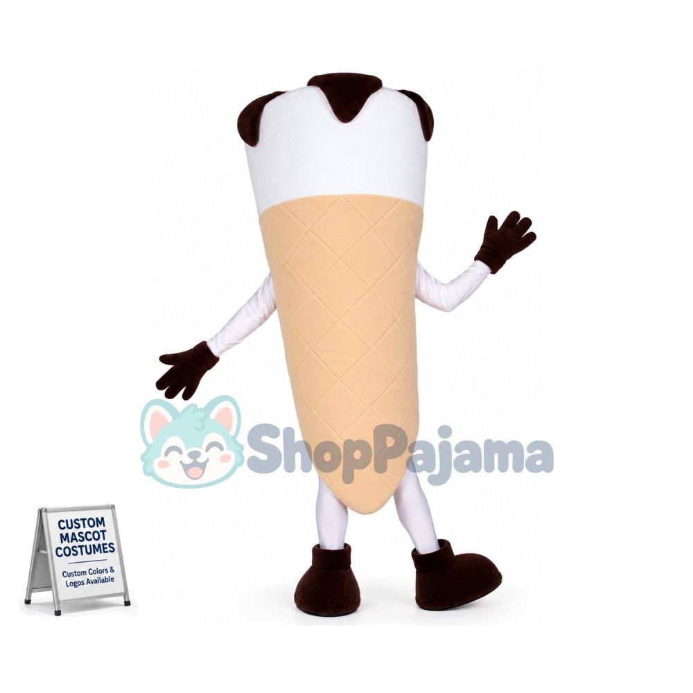 Cornetto Ice Cream Mascot Costume