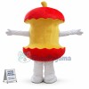 Red Apple Core Mascot Costume
