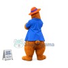 Superb Cartoon Bear Mascot Costume