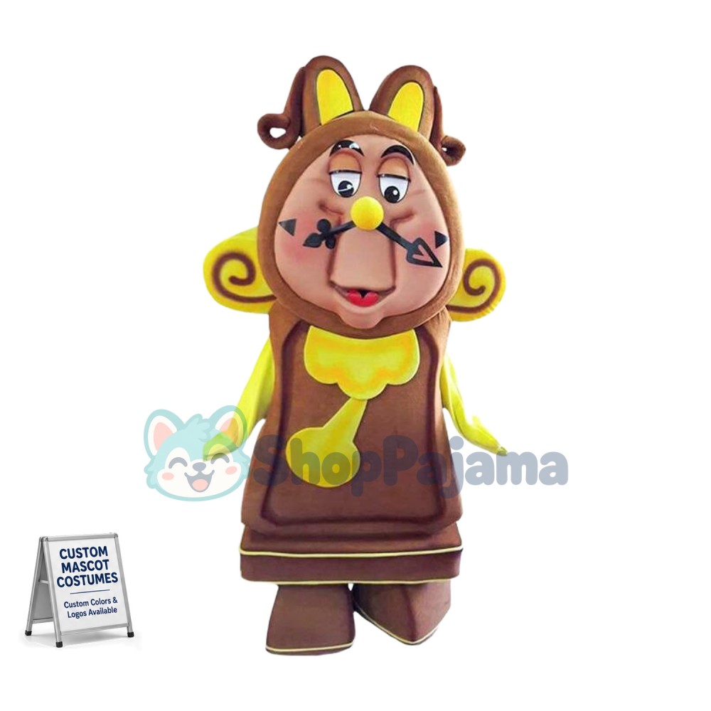 Cogsworth Clock Mascot Costume
