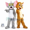 Tom Cat & Jerry Mouse Cartoon Mascot Costume