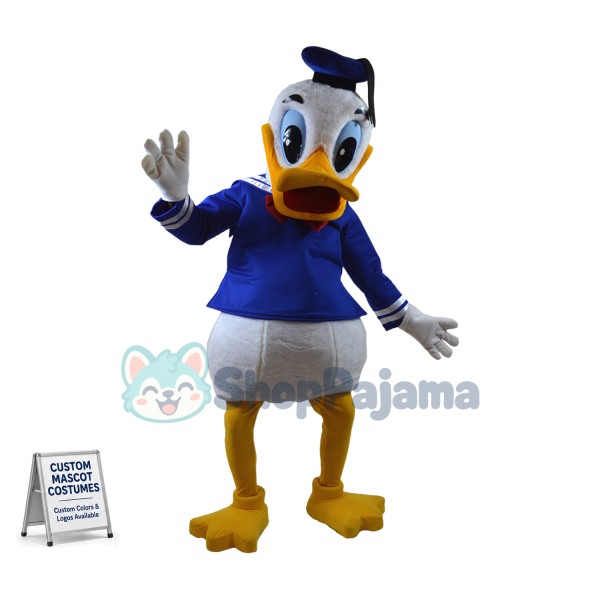 Mouse Clubhouse Mr. Duck Donald Duck Mascot Costume