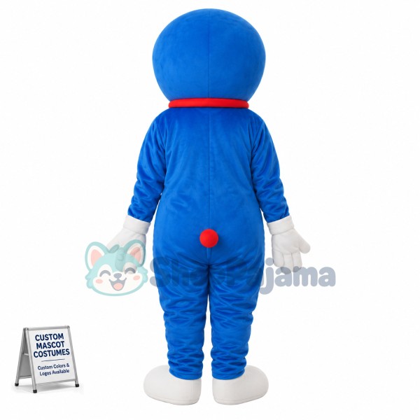 Laughing Doraemon Plush Adult Mascot Costume