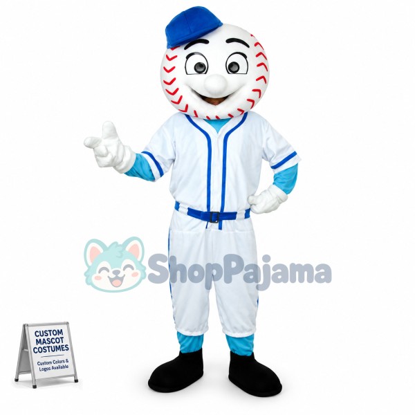 Baseball Man Adult Mascot Costume