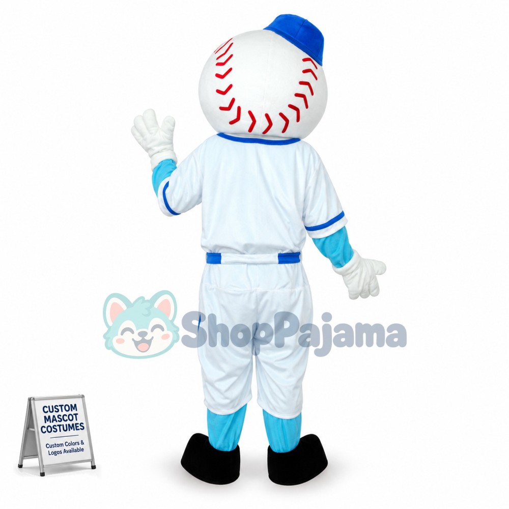 Baseball Man Adult Mascot Costume
