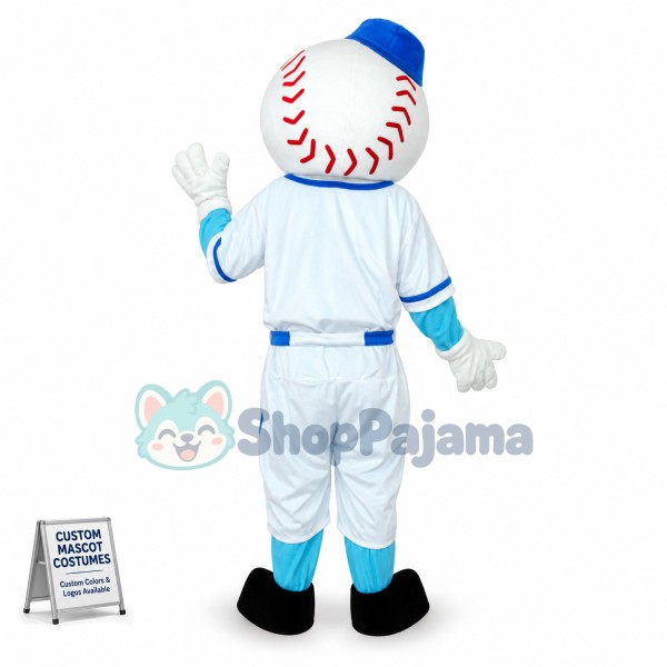 Baseball Man Adult Mascot Costume
