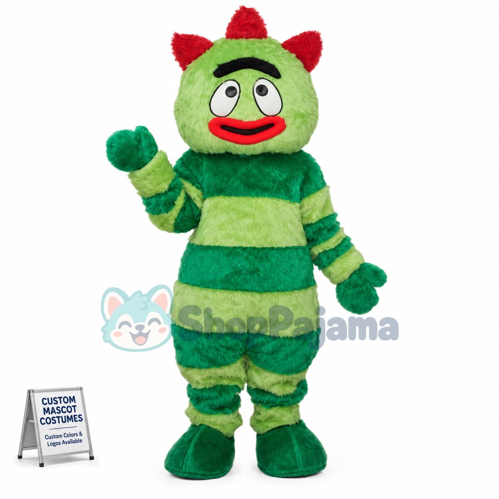 Yo Gabba Gabba Brobee Short Plush Adult Mascot Costume