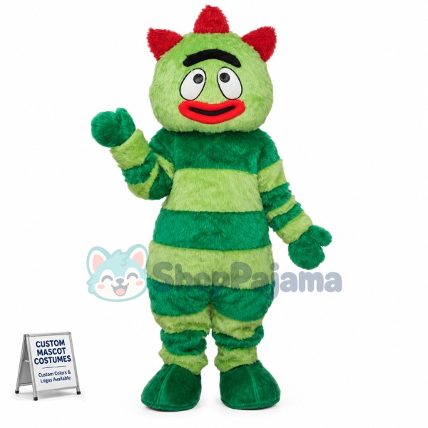 Yo Gabba Gabba Brobee Short Plush Adult Mascot Costume