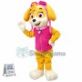 Pink Girl Paw Patrol Skye Cartoon Mascot Costume Custom Mascot