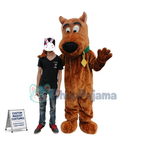 Scooby Doo Dog Mascot Costume Cartoon Custom Mascot