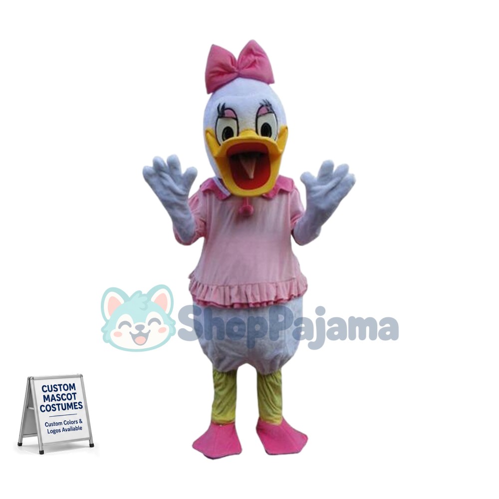 Daisy Duck Mascot Costume Party Costume Custom Mascot