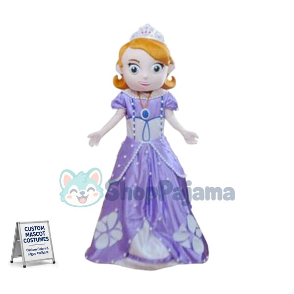Fancytrader Deluxe Sofia Mascot Costume Custom Mascot