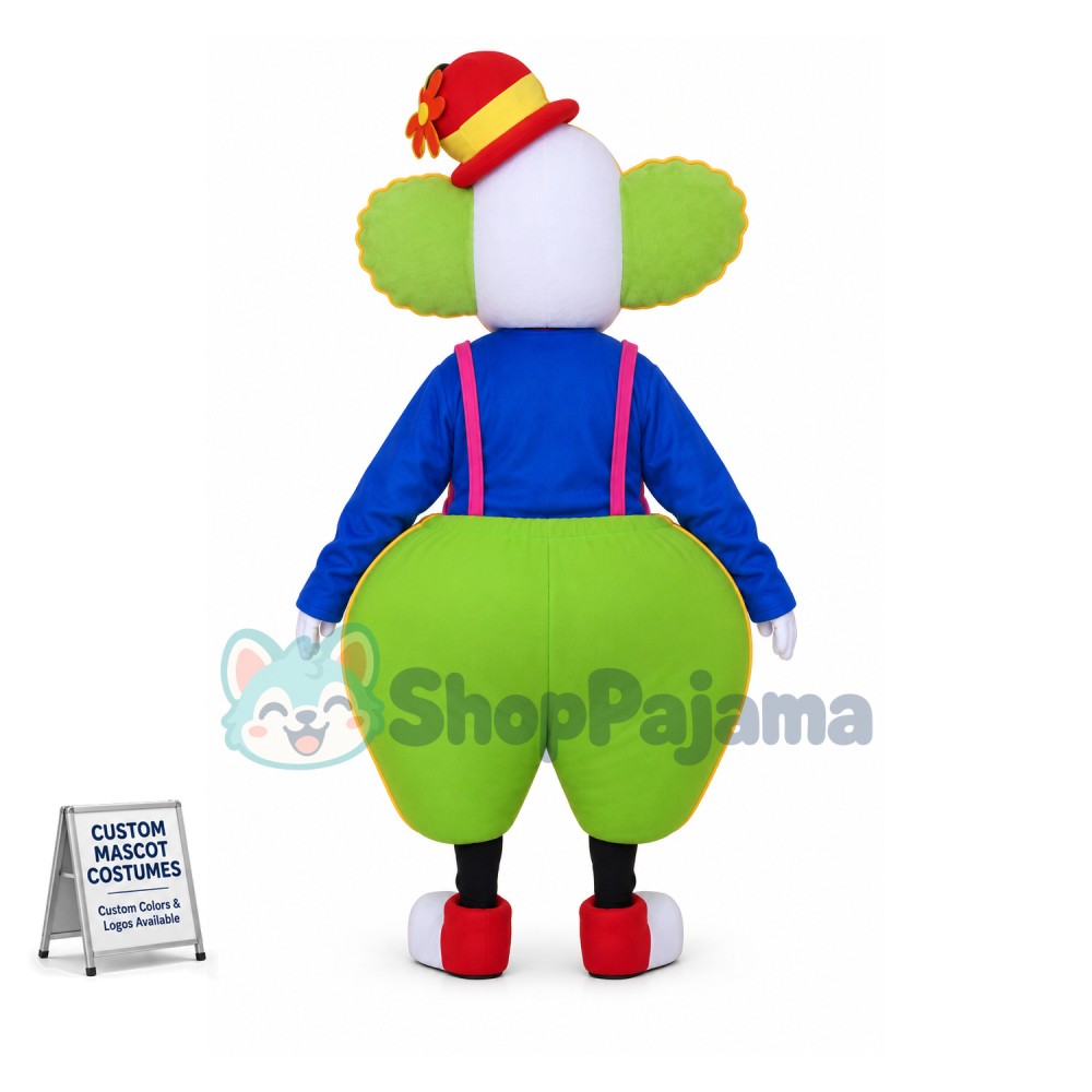 Cartoon Clown Mascot Costume