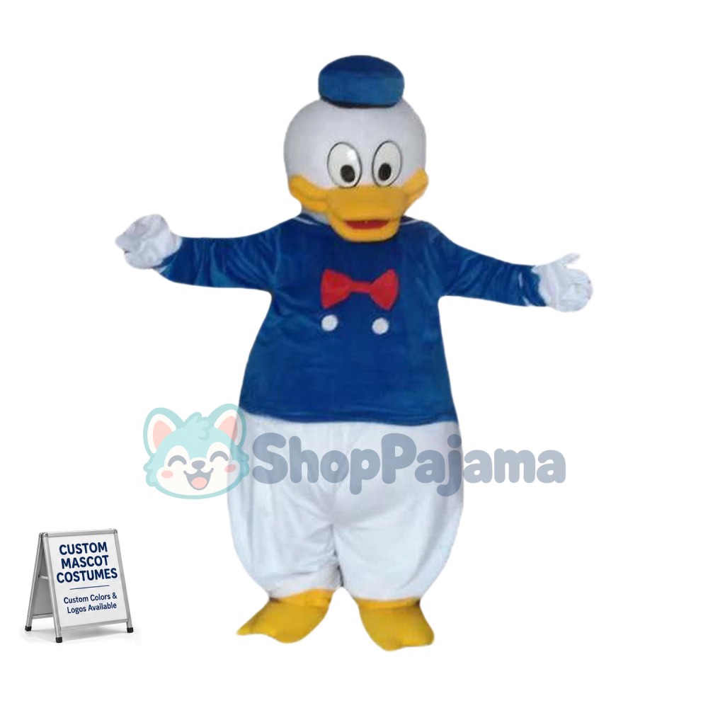 Cartoon Donald Duck Mascot Costume