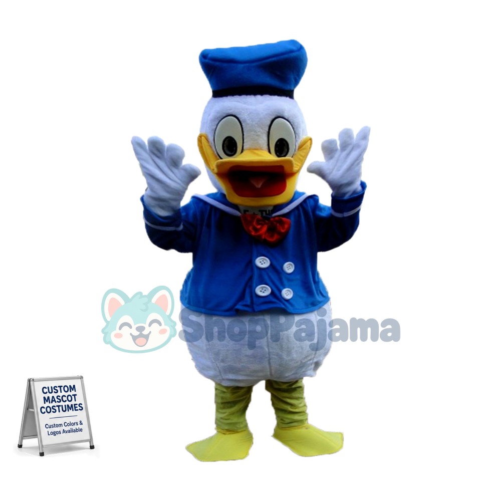 Adult One Pair of Donald Duck and Daisy Mascot Costumes