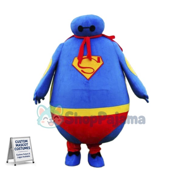 Superman Big Hero Baymax Mascot Costume
