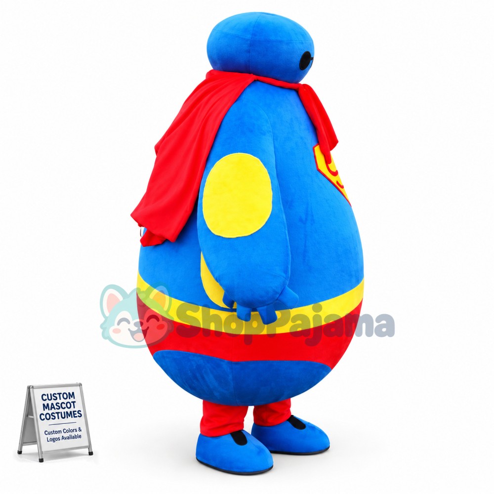 Superman Big Hero Baymax Mascot Costume