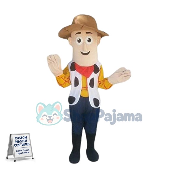 Custom Mascot Cowboy Woody Mascot Costume