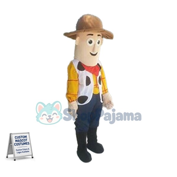Custom Mascot Cowboy Woody Mascot Costume