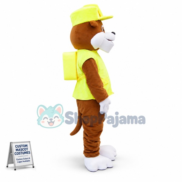Custom Mascot Paw Patrol Rubble Dog Mascot Costume