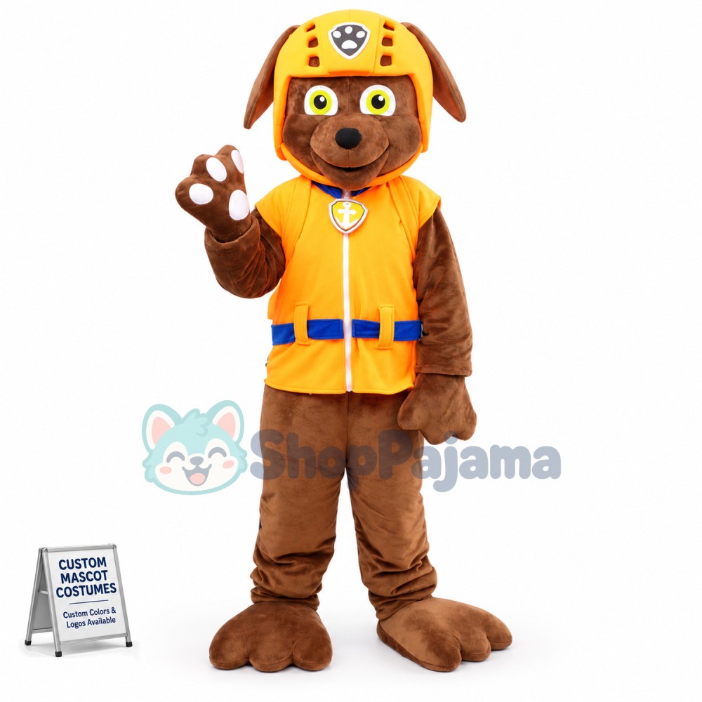 Paw Patrol Zuma Dog Cartoon Mascot Costume