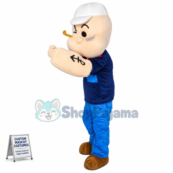 Custom Mascot Popeye Mascot Costume