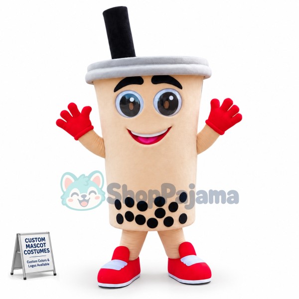 Milk Tea Mascot Costume