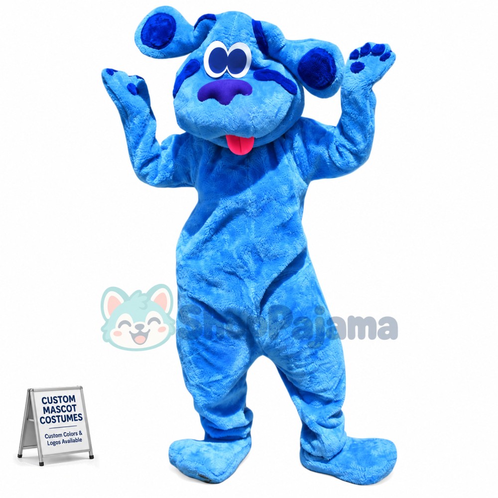 Blue Clues Dog Mascot Costume