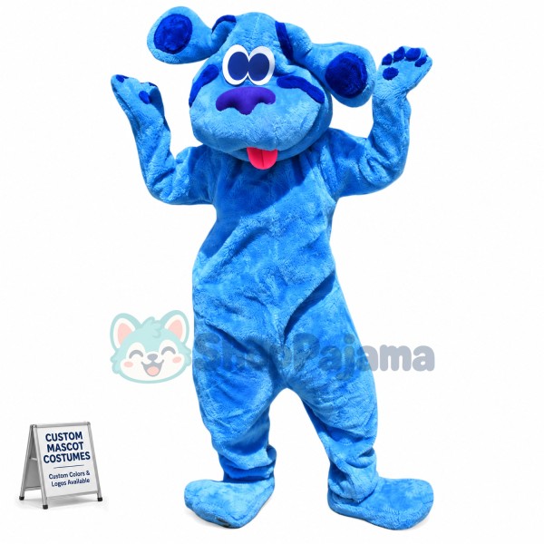 Blue Clues Dog Mascot Costume