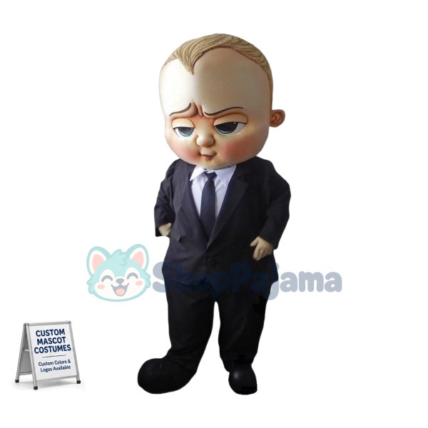Realistic Boss Baby Mascot Costume
