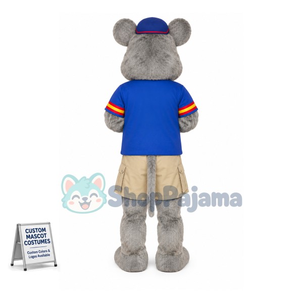 Superb Chuck E Cheese Mascot Costume