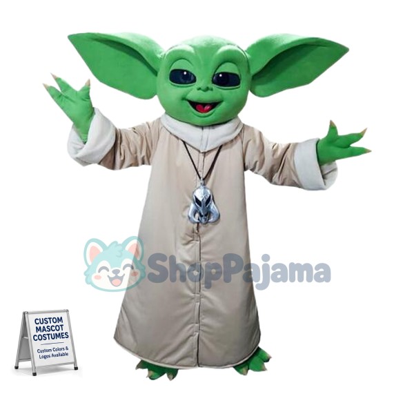 Baby Yoda Mascot Costume