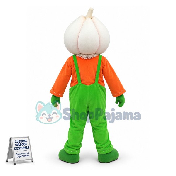 Superb Garlic Boy Mascot Costume